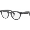 Умные очки Ray-Ban Meta* Headliner Gen 2 Shiny Asteroid Grey, Фотохромные линзы Clear to Emerald Transitions (RW4013), размер M